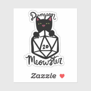 Adesivo Dungeon Meowster
