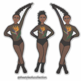 Adesivo Duo-Pose Dancer Paradise #1  Sticker