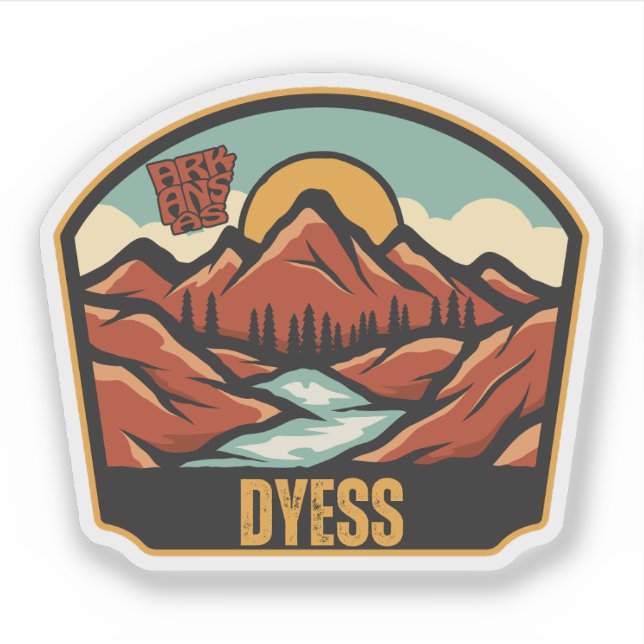 Adesivo Dyess, Arkansas  (Frente)