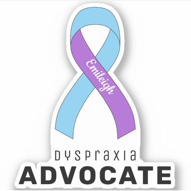 Adesivo Dyspraxia Advocate vinil Sticker (Frente)