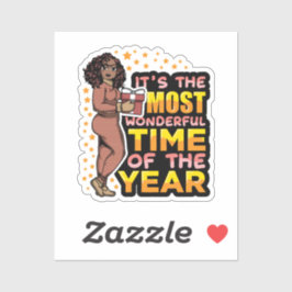 Adesivo É a época mais maravilhosa do Natal