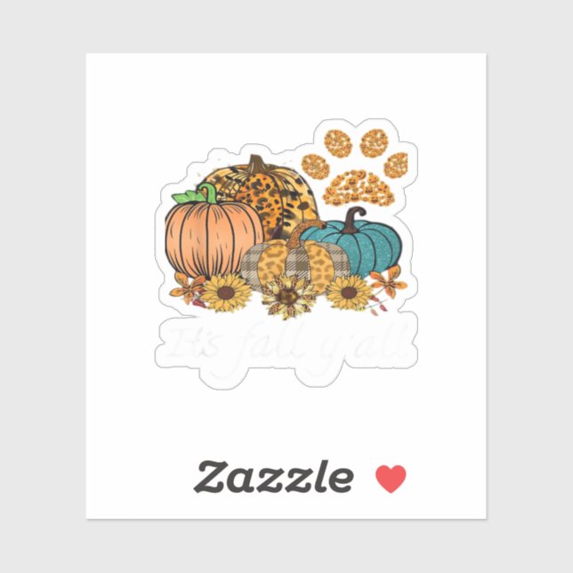 Adesivo É a queda de todos, abóbora mínima (Folha)