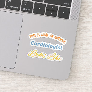 Adesivo É assim que é um cardiologista incrível