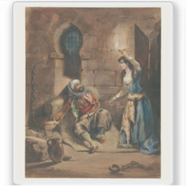 Adesivo E. Delacroix-Episódio da Corsair por Lord Byron