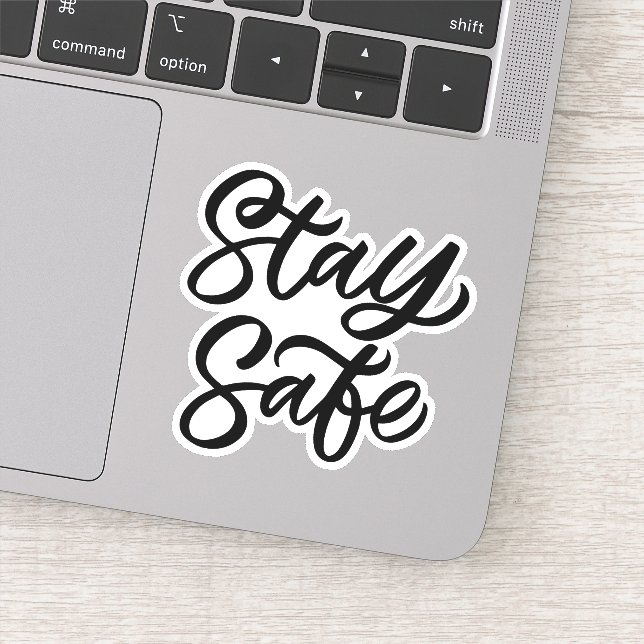 Adesivo E Fiquem Seguros (Detalhe)