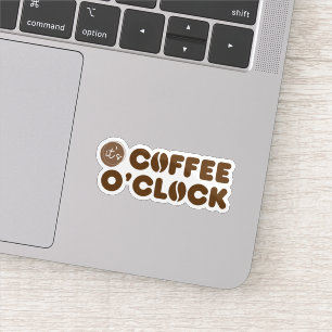Adesivo É Hora do Café