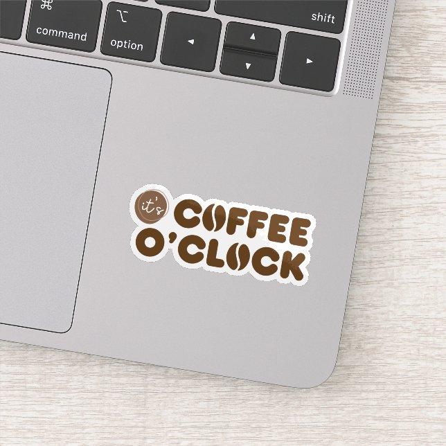 Adesivo É Hora do Café (Detalhe)