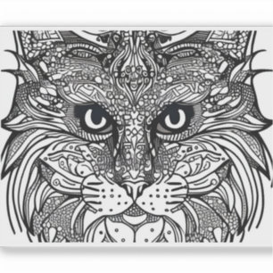 Adesivo E.J. Dourado Cub Face Removable Vinyl