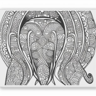 Adesivo E.J. Dourado Dolphin Face Removable Vinyl