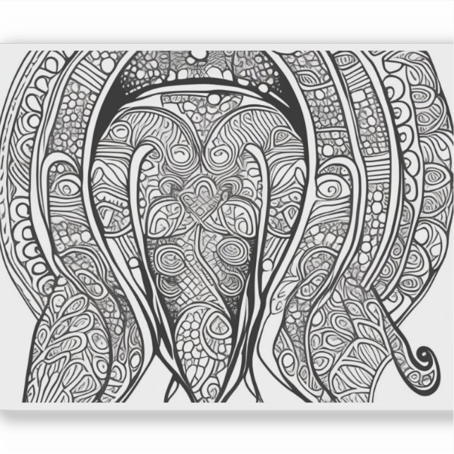 Adesivo E.J. Dourado Dolphin Face Removable Vinyl (Frente)