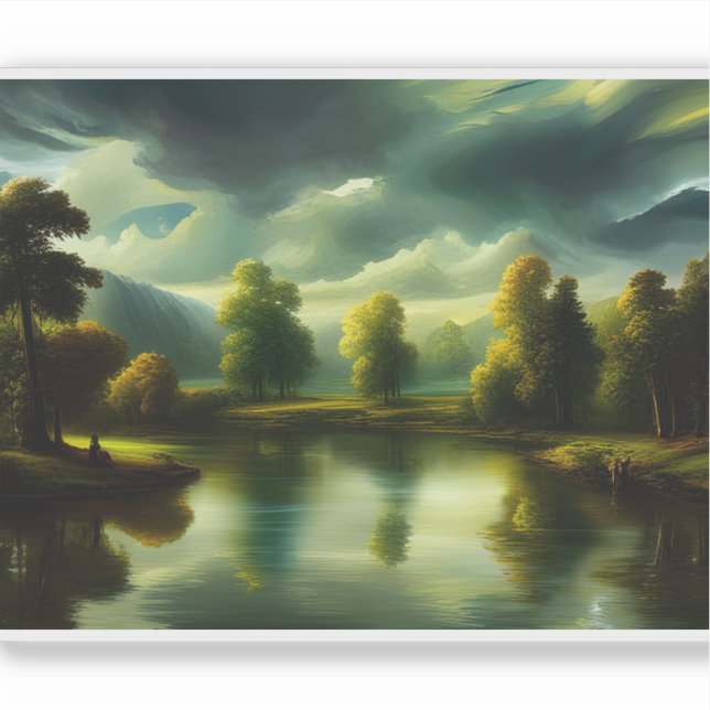 Adesivo E.J. Dourado Ereal Dawn no Campo do Vinil (Frente)