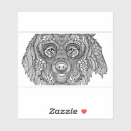 Adesivo E.J. Dourado Urso face amovível Vinil