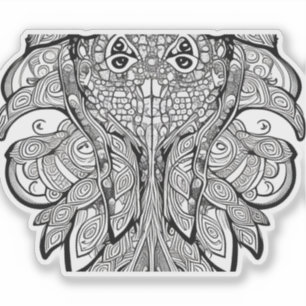 Adesivo E.J. Dourado Vinil amovível ao quadrado