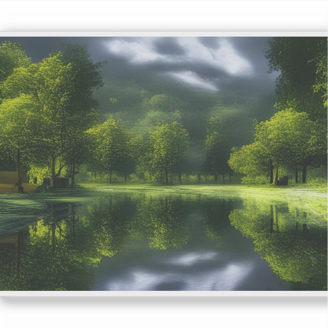 Adesivo E.J. Dourado Vinilo amovível para retração idílica (Frente)