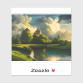 Adesivo E.J. Harmonia Dourada do Campo Removível