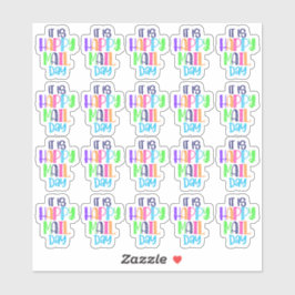 Adesivo É o feliz dia do correio - vinil Sticker