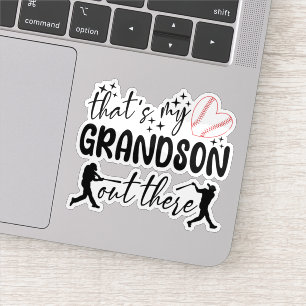 Adesivo É o meu neto lá fora, a avó diz