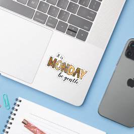 Adesivo É segunda-feira Stickers