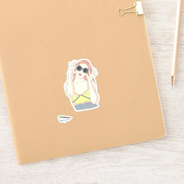 Adesivo É Sunny Out (Notebook)