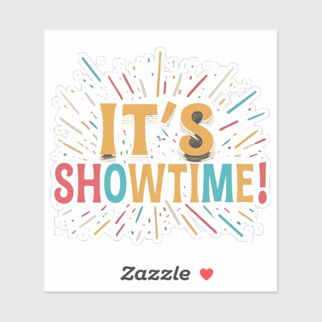 Adesivo É tempo de exibição (Folha)