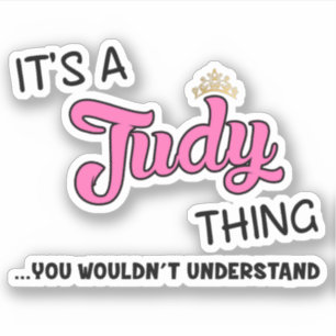Adesivo É uma coisa da Judy que você não entenderia