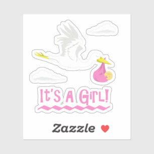 Adesivo É uma garota!