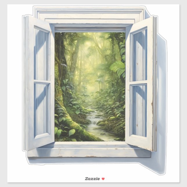 Adesivo É uma selva lá fora! (Folha)