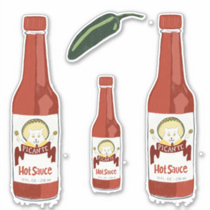 Adesivo É você gatinho? Gato do molho picante com salsa de