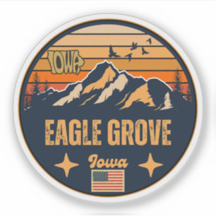 Adesivo Eagle Grove, Iowa, Estados Unidos