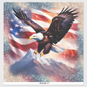 Adesivo Eagle Vinyl Sticker Patriótico