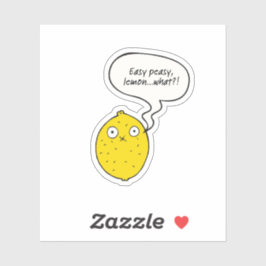 Adesivo Easy Peasy Lemon What?!