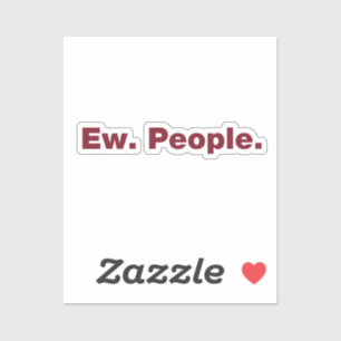 Adesivo Eca. Pessoas.