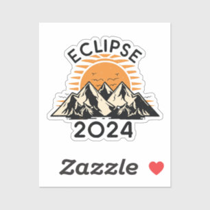 Adesivo Eclipse Solar Total 2024
