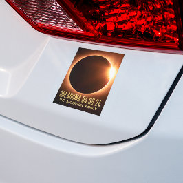 Adesivo Eclipse Solar Total Oklahoma 2024 Personalizado