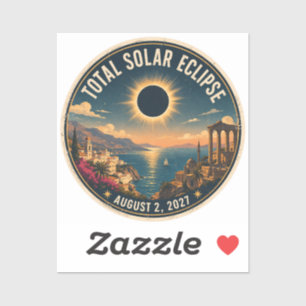 Adesivo Eclipse Total do Sol 2027