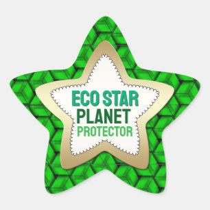Adesivo Eco Estrela Protetora do Planeta