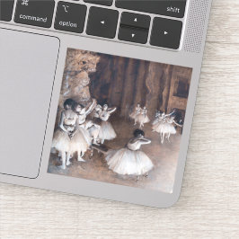 Adesivo Edgar Degas - Ensaio de Balés no Palco