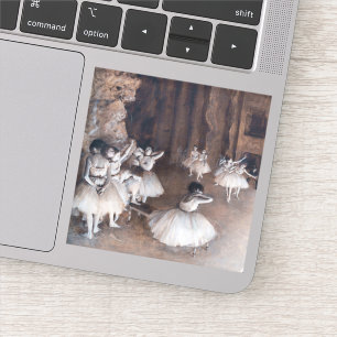 Adesivo Edgar Degas - Ensaio de Balés no Palco