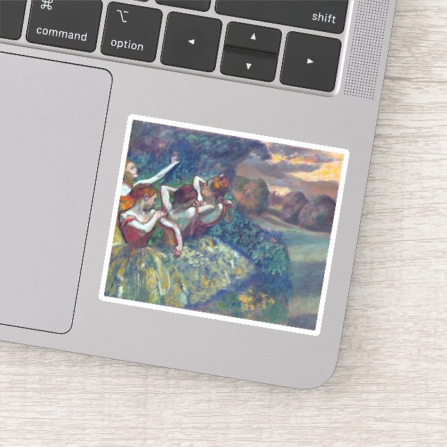 Adesivo Edgar Degas Four Dancers (Detalhe)