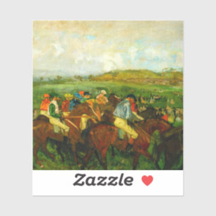 Adesivo Edgar Degas Horseback Riding