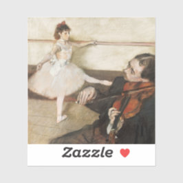 Adesivo Edgar Degas. Lição de dança. Imigração venenosa