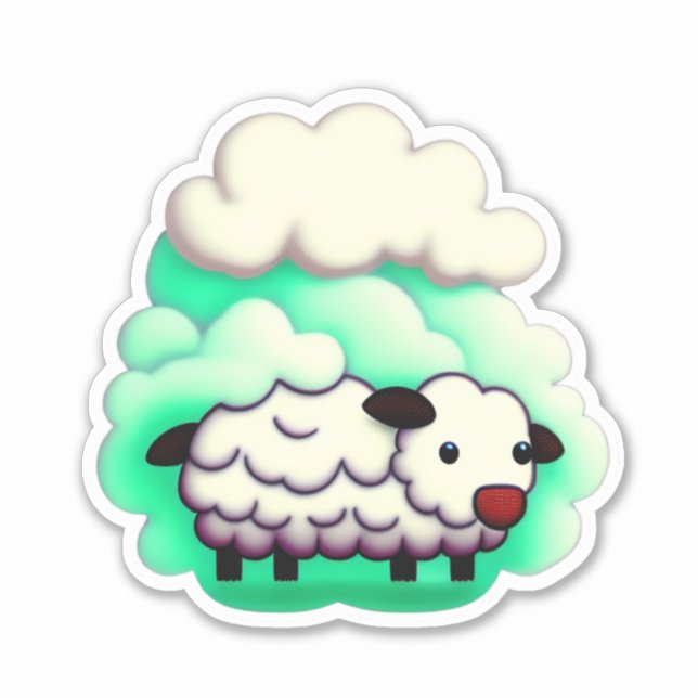 Adesivo Edição de Coleção do Sheep Sticker (Frente)