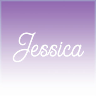 Adesivo (Editável) Cor Roxa Ombre & Seu Texto