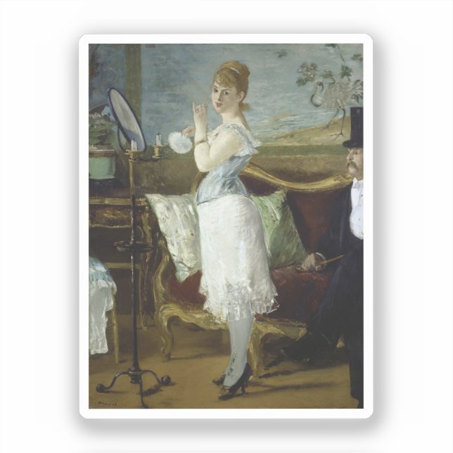 Adesivo Édouard Manet, Nana, 1877 (Frente)