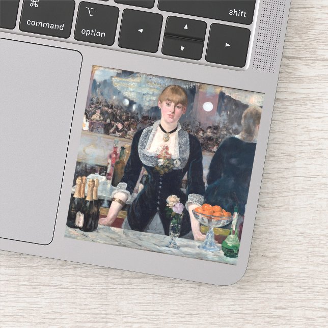 Adesivo Edouard Manet - Um Bar na Folies-Bergere (Detalhe)