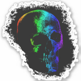 Adesivo EERIE SKULL Rainbow