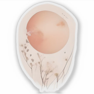 Adesivo Eetal Sunset com Flores Selvagens