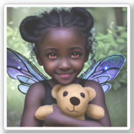 Adesivo Eethal Fairy Girl and Teddy Bear