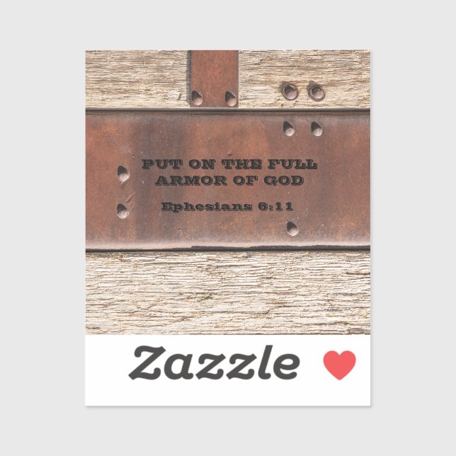 Adesivo Éfesianos vestidos no armário cheio de Deus (Folha)