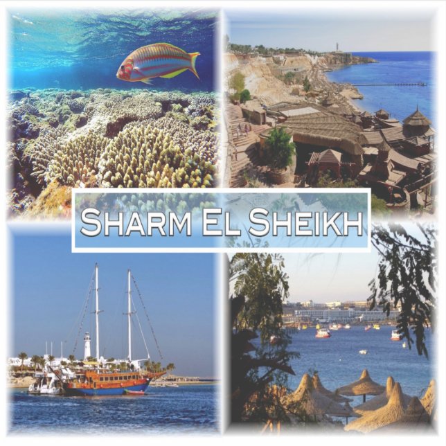 Adesivo EG Egito - Sharm El Sheikh - Mar Vermelho (Frente)